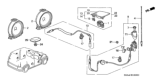 Diagram for Honda CR-V Car Speakers - 39120-SEL-902