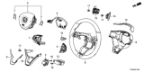 Diagram for 2021 Honda Insight Clock Spring - 77901-TVA-A60