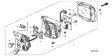 Diagram for 2006 Honda S2000 Blower Control Switches - 79500-S2A-A21