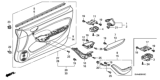 Diagram for Honda Door Trim Panel - 83553-SVA-A03ZA