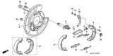 Diagram for Honda CR-V Brake Dust Shields - 43120-S9A-E01