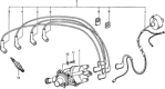 Diagram for 1978 Honda Accord Spark Plug Wire - 32714-657-920