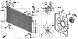 Diagram for Honda Element Cooling Fan Assembly - 38611-PZD-A01