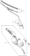 Diagram for Honda Accord Wiper Arm - 38430-671-922