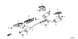 Diagram for 2015 Honda Accord Muffler - 18307-T3M-A03