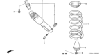 Diagram for 2006 Honda Insight Coil Spring Insulator - 52686-S3Y-003