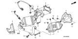 Diagram for Honda Civic Catalytic Converter - 18190-RMX-A00