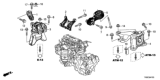 Diagram for 2015 Honda Civic Motor And Transmission Mount - 50820-TR0-A61