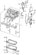 Diagram for Honda Prelude Timing Cover Gasket - 11831-PB2-000