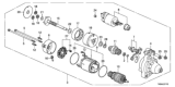 Diagram for Honda Fit Starter Motor - 31200-RB1-013