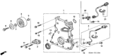 Diagram for Honda Crankshaft Position Sensor - 37500-PCX-003