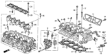 Diagram for Honda Accord Oil Pressure Switch - 37250-PNE-G01