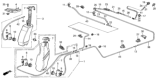 Diagram for Honda Fit Washer Pump - 76806-SE0-J01