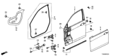 Diagram for 2014 Honda Accord Door Check - 72340-T2A-003
