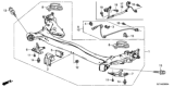 Diagram for Honda CR-Z Axle Beam - 42100-SZT-S01