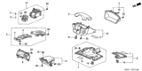 Diagram for 2004 Honda Civic Cup Holder - 77230-S6A-G01ZB
