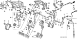 Diagram for 1990 Honda Accord Brake Light Switch - 35350-SE0-A01