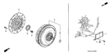 Diagram for Honda Odyssey Torque Converter - 26000-RGM-345