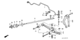 Diagram for Honda CRX Sway Bar Kit - 51300-SH3-015