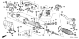 Diagram for 2003 Honda Accord Tie Rod End - 53540-SDA-A01