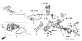 Diagram for Honda Accord Thermostat Housing - 19410-RCA-A50