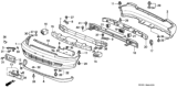 Diagram for Honda Spoiler - 71110-SR3-000