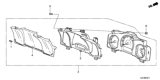 Diagram for Honda Ridgeline Gauge Trim - 78156-SJC-A41