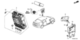 Diagram for 2015 Honda Civic Fuse Box - 38200-TR5-A03