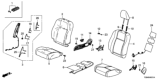 Diagram for 2012 Honda Civic Seat Heater - 81134-TR0-A61