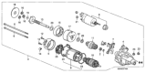 Diagram for Honda S2000 Starter Motor - 06312-PCX-505RM