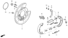 Diagram for Honda Odyssey Brake Dust Shields - 43120-SX0-J51