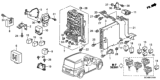 Diagram for 2011 Honda Element Fuse Box - 38200-SCV-A15