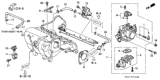Diagram for Honda Throttle Body Gasket - 16176-P2A-004