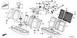 Diagram for 2012 Honda Civic Cup Holder - 82184-SNA-A01ZL