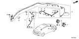 Diagram for Honda Civic Antenna Cable - 39160-TR0-A02
