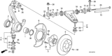 Diagram for Honda CRX Ball Joint - 51220-SK7-003