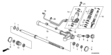 Diagram for Honda Civic Rack And Pinion - 53626-SNA-A01
