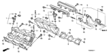 Diagram for Honda Accord Fuel Rail - 16610-R70-A01