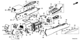 Diagram for Honda Center Console Base - 83451-TVA-A01