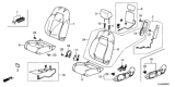 Diagram for Honda Seat Cushion - 81537-TLA-A51