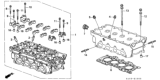Diagram for Honda CR-V Cylinder Head - 12100-P75-020