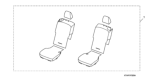 Diagram for Honda Odyssey Seat Cover - 08P32-THR-110A