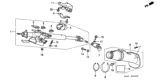 Diagram for Honda Del Sol Steering Column Cover - 53320-SR3-A81
