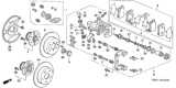 Diagram for Honda Fit Wheel Bearing Dust Cap - 42326-SLA-000