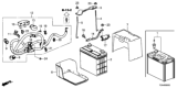Diagram for 2014 Honda Accord Battery Tray - 31521-T2A-A00