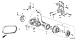 Diagram for Honda Accord A/C Compressor - 38810-PH1-013
