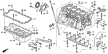 Diagram for Honda Del Sol Engine Block - 11000-P28-A00