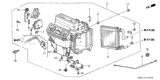 Diagram for 2002 Honda Odyssey Heater Core - 79110-S0X-A01