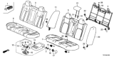Diagram for Honda Clarity Fuel Cell Seat Cover - 82131-TRT-A01ZC