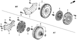 Diagram for Honda Del Sol Flywheel - 22100-P2T-005